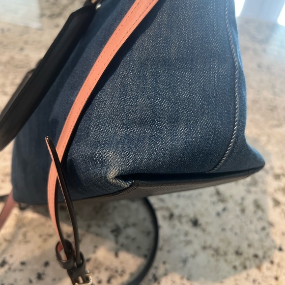 Coach Denim Mini Emma Satchel - Picture 8 of 11